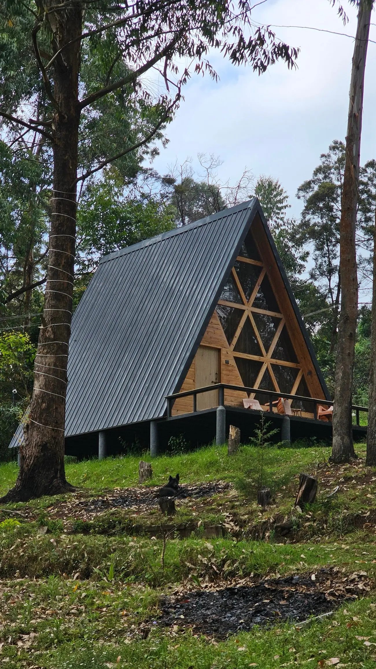 A-frame cabin